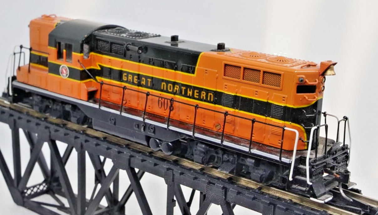 Vintage Tenshodo HO DC Great Northern GN 603 GP7 Diesel Loco Tested Not Boxed