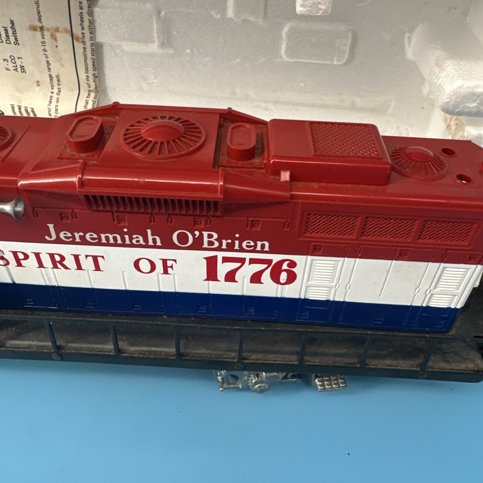 Vtg Lionel 6-8665 GP-9 Bangor Aroostook Diesel Locomotive Caboose No Box