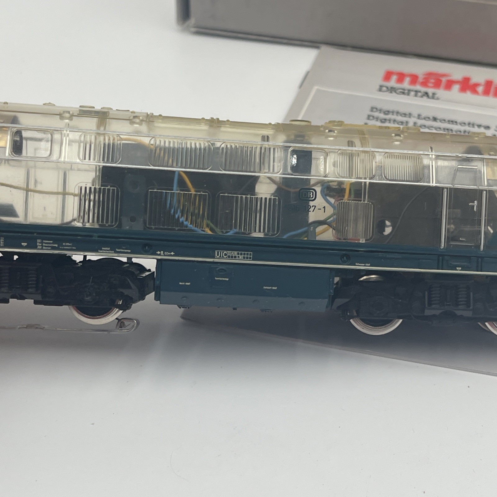 MARKLIN MäRKLIN 3774 DB CLASS BR 216 LOCO DIGITAL Translucent RARE