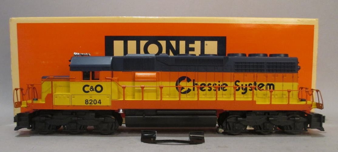 Lionel 6-18204 O Gauge Chessie System SD40 Non-Powered Diesel Locomotive #8204