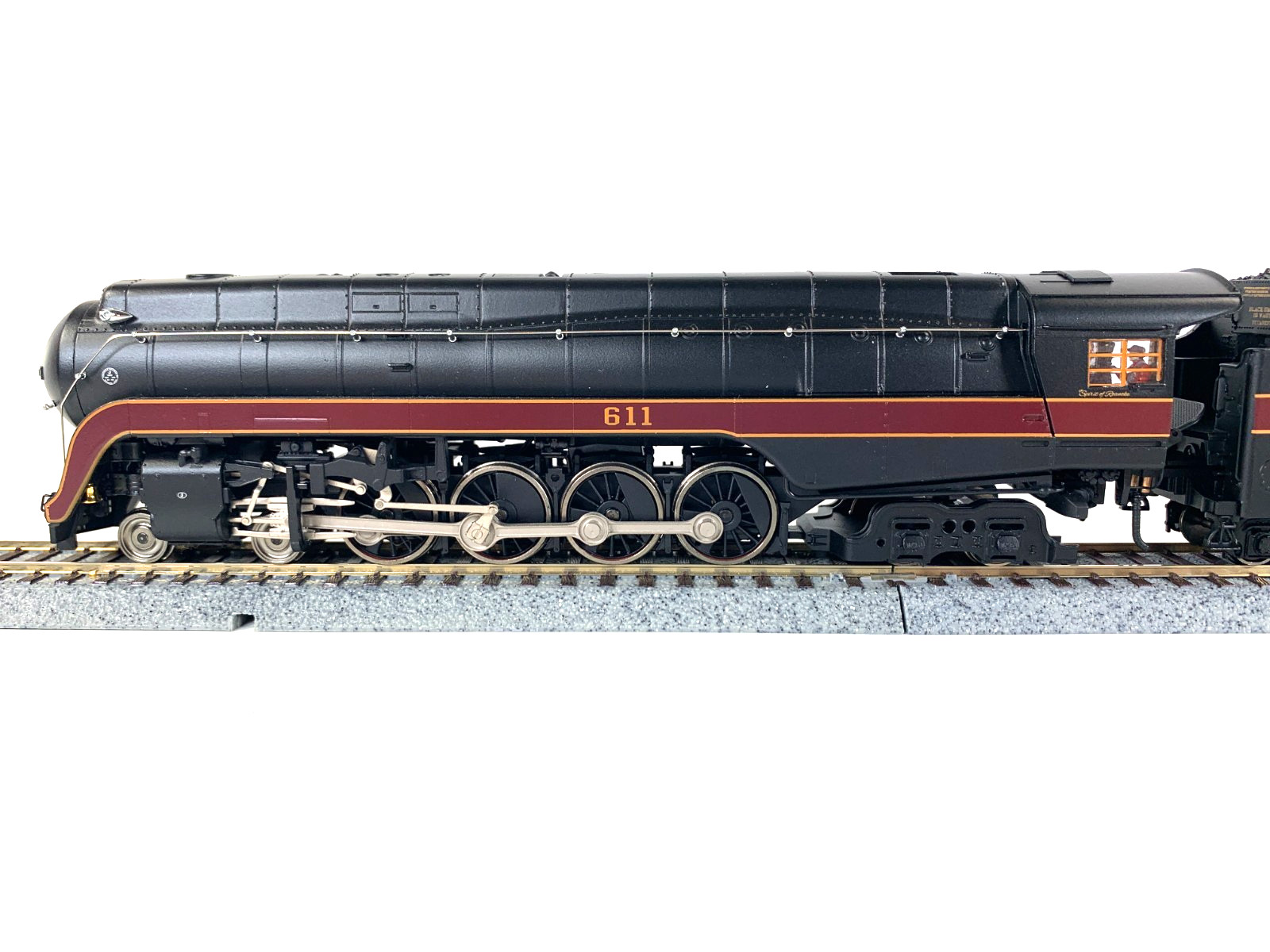 HO MTH 80-3265-1 Norfolk & Western J Steam Locomotive #611 – Protosound 3.0