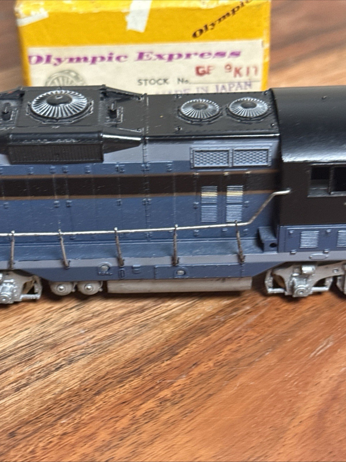 Vintage Olympic Express HO Scale EMD GP9 Diesel Locomotive – Made in Japan