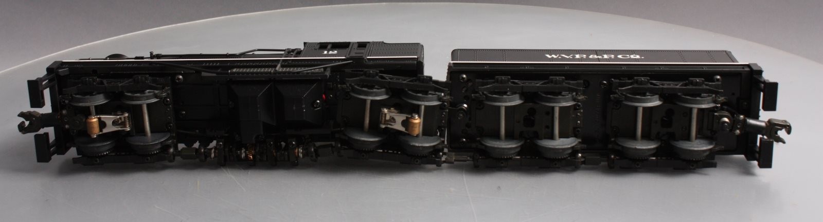 MTH 20-3023-1 O Gauge W.V.P&P Shay Steam Locomotive & Tender w/PS1 #12 LN/Box