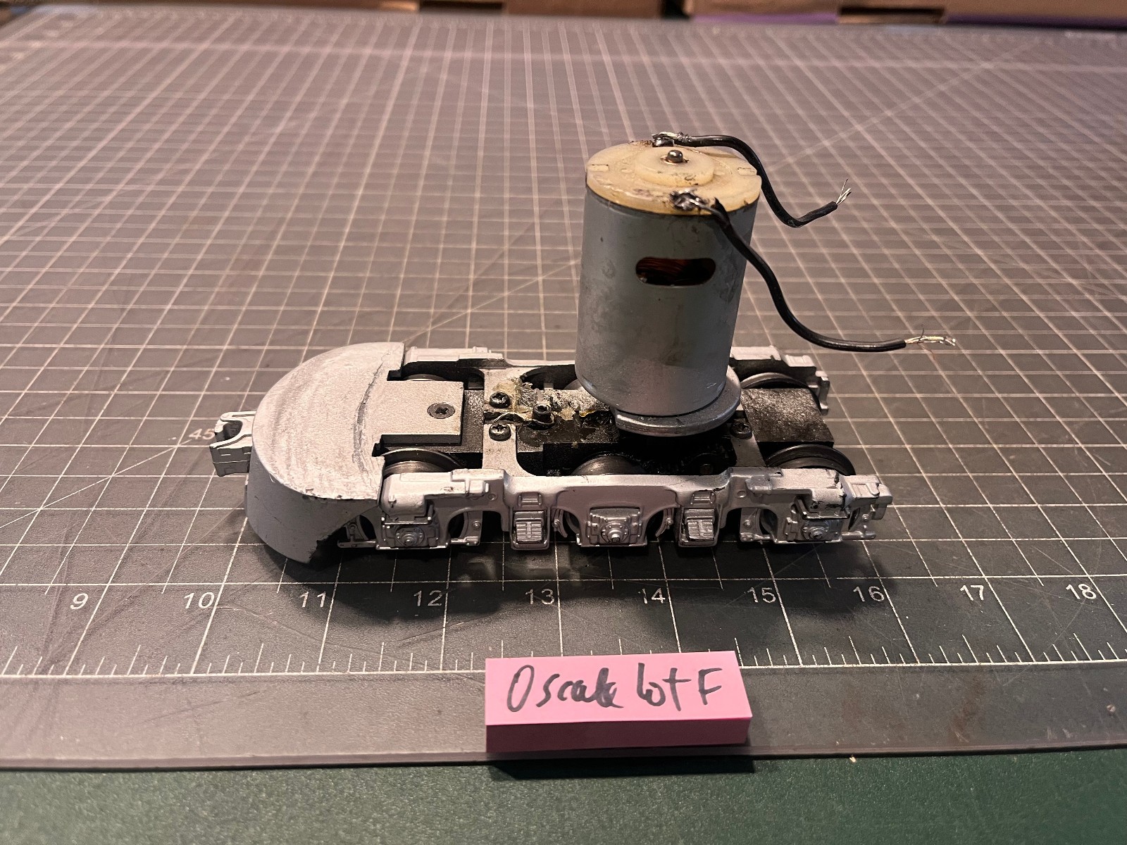 MTH Rail King Train Diesel Locomotive 6 WHEEL MOTOR TRUCK ASSEMBLY PART LOT F