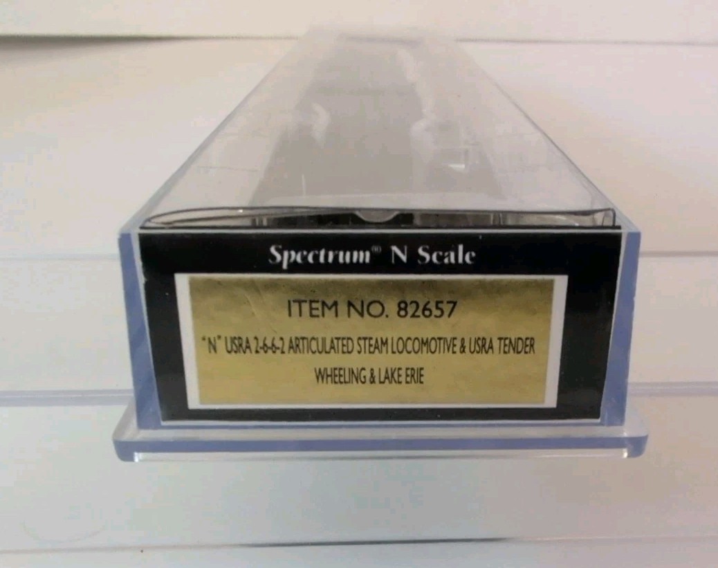 N Scale Bachmann Spectrum 82657 Wheeling & Lake Erie Steam Loco USRA 2-6-6-2 NIB