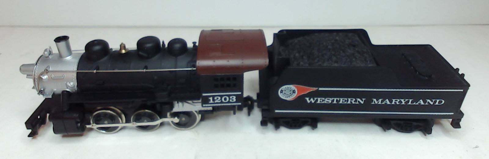 Western Maryland HO 0-6-0 Loco 1203, Tender, Boxcar, 2 Gondolas, Caboose (TG055)
