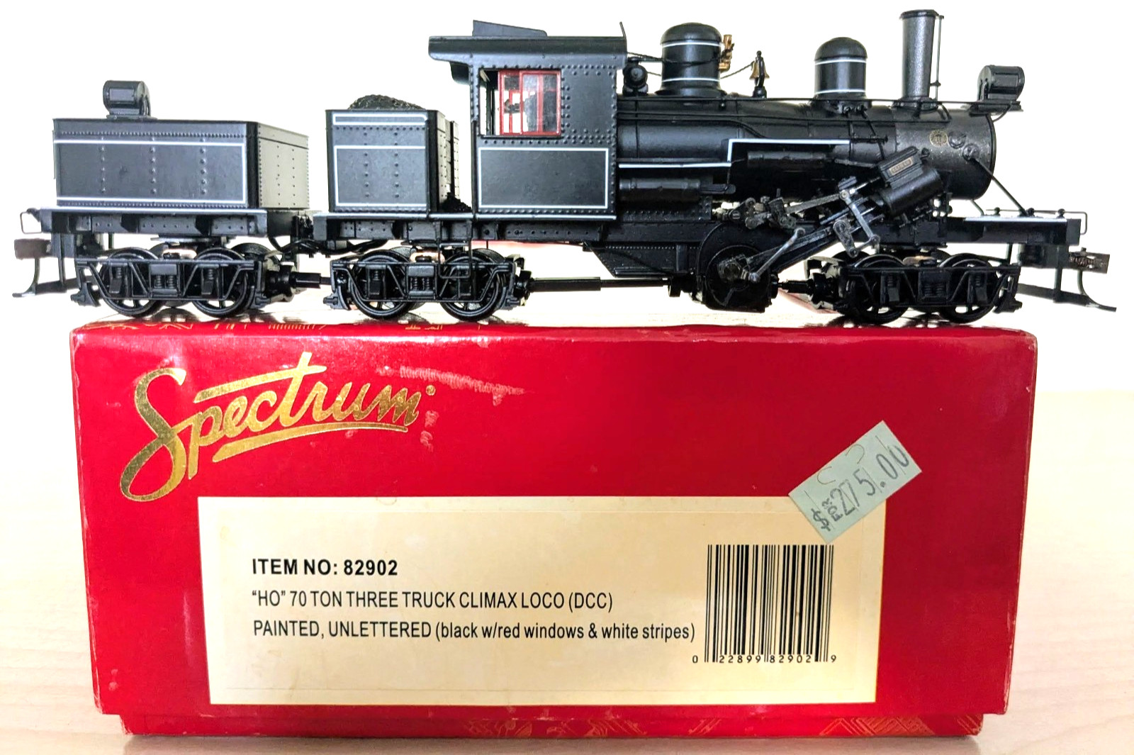 L@@K! **DCC-EQUIPPED 70-TON ***3-TRUCK CLIMAX SPECTRUM HO *LIGHTS *SUPER C@@L!
