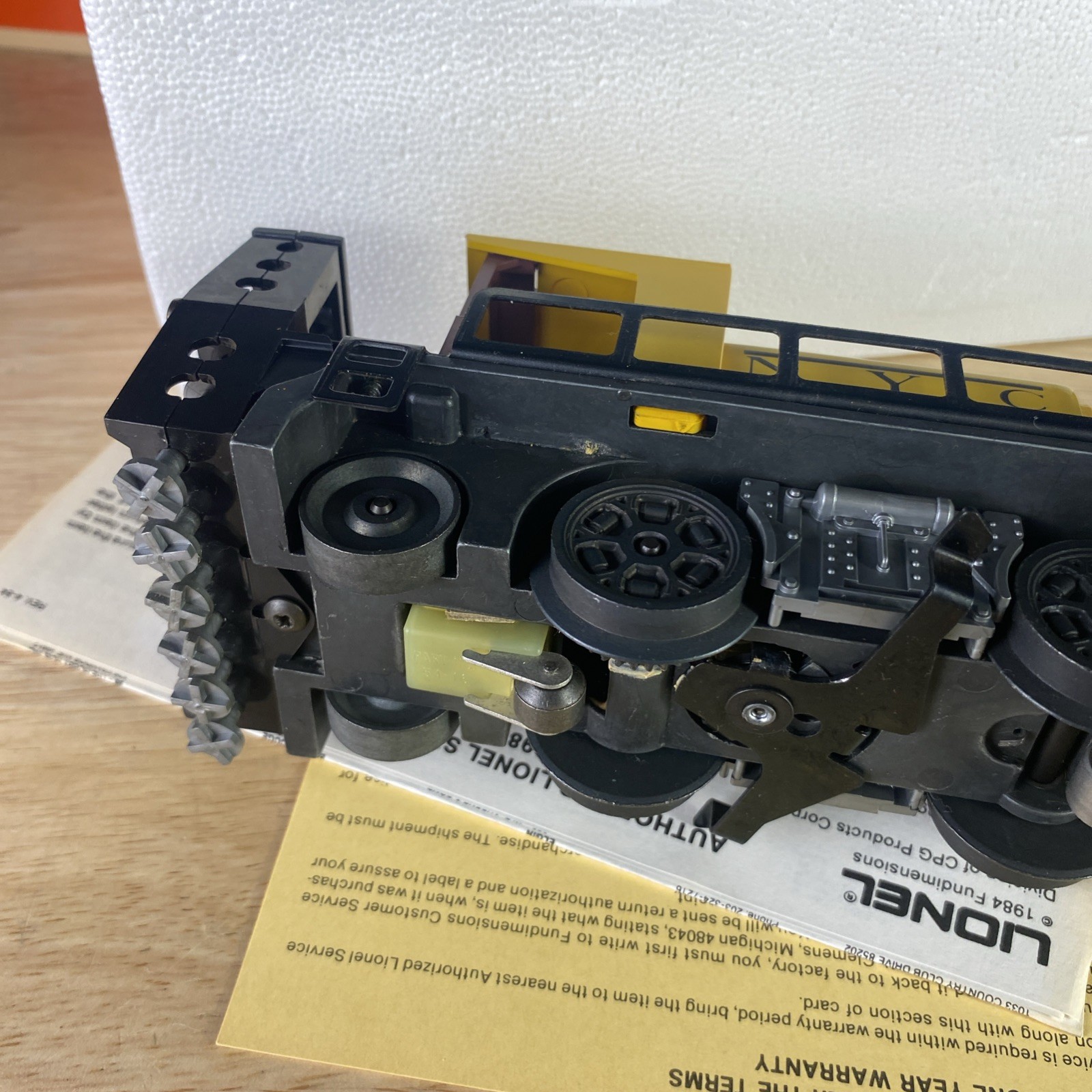 O/O27 Gauge Lionel New York Central Track-Ballast Tamper #6-8578