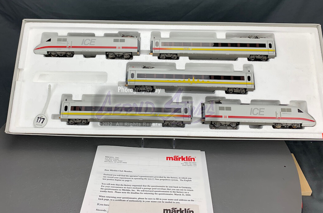 Märklin Digital HO 39710 ICE-S Powered Railcar Train “Insider Model 1999” HO1305