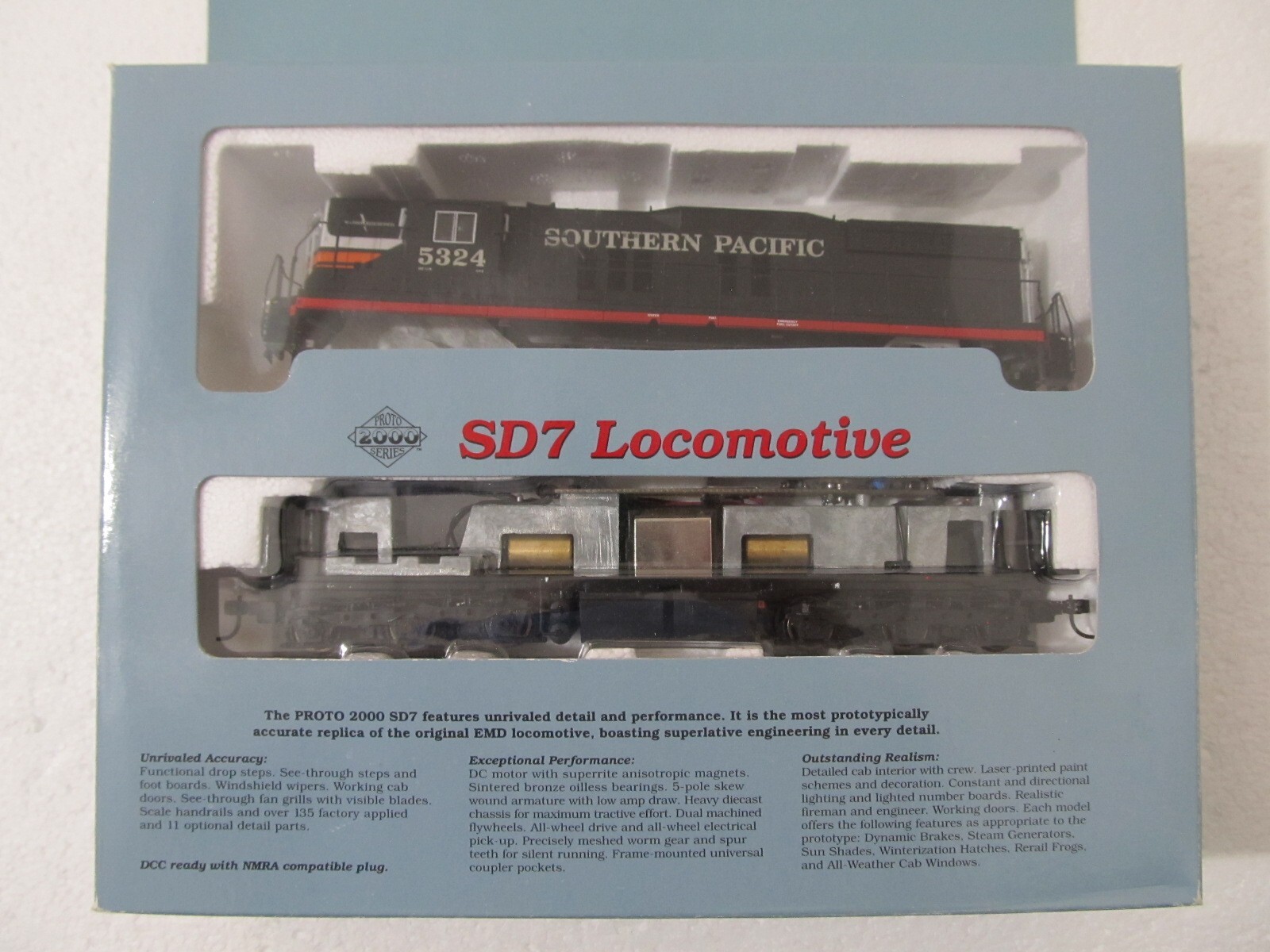 Proto 2000 Series SD7 Locomotive 8229 – SOUTHERN PACIFIC #5324 HO Scale