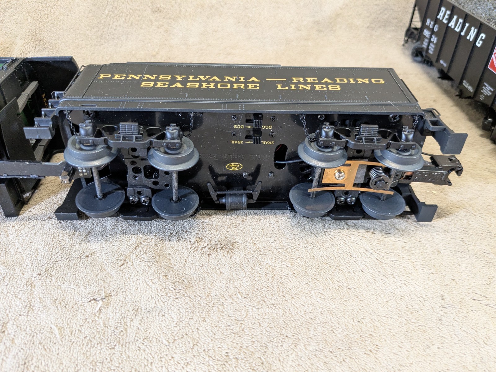 Pennsylvania Reading Seashore Lines O Scale Premier 2-8-0 Steam Engine w/ PS 3.0