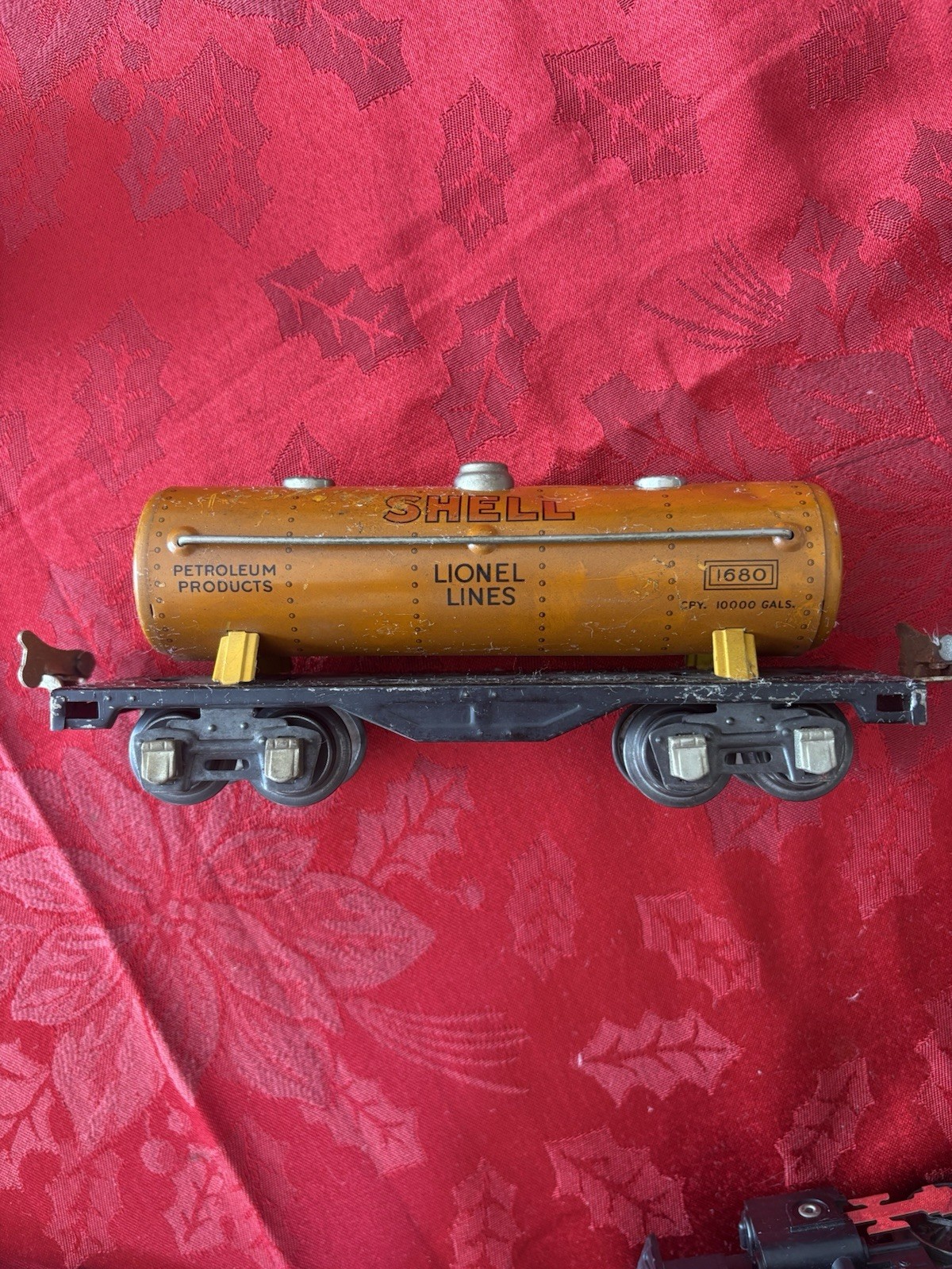 Pre-War Lionel 1688E “Torpedo” 0-Gauge DieCast Gunmetal Locomotive Train Set