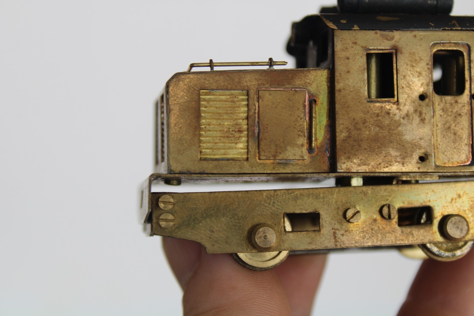 Vintage HO Brass Tetsudo Mokeisha Diesel Critter Industrial Switcher w/ Box