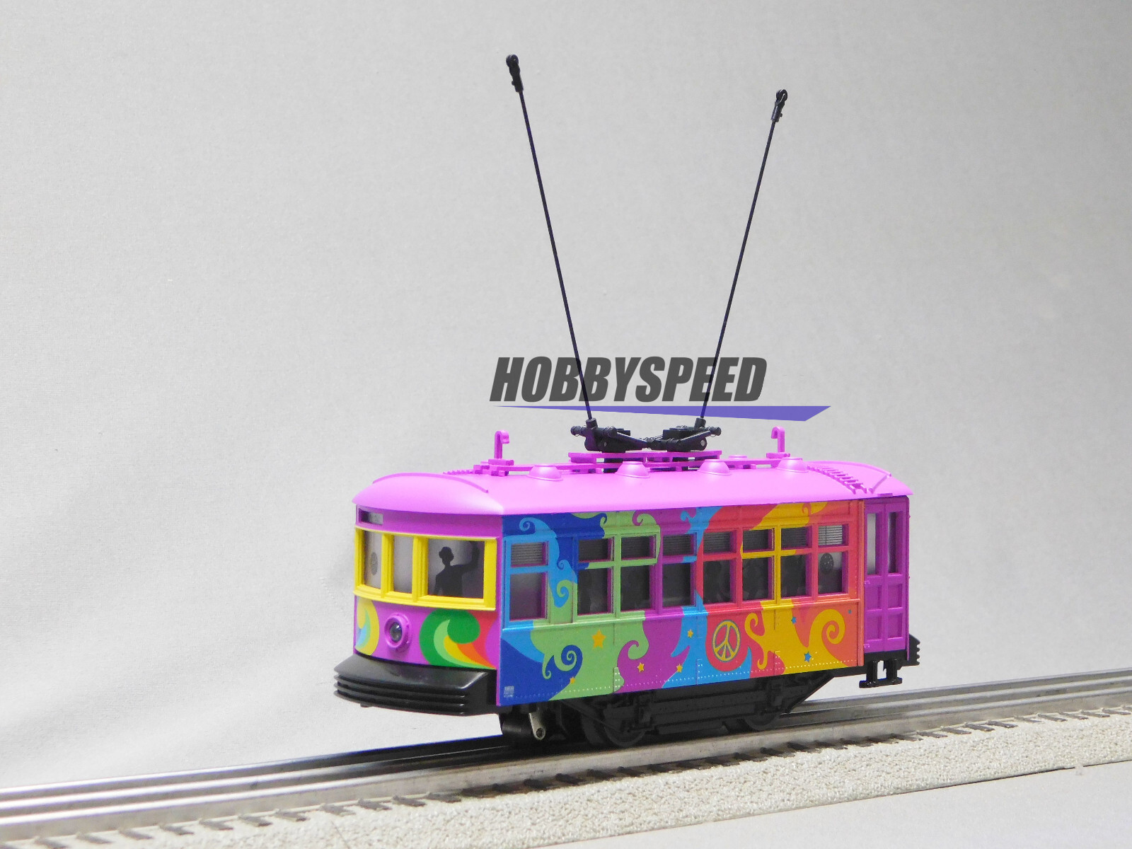 LIONEL TRIPPY TROLLEY O GAUGE street car artistic psychedelic hippy 2235030 NEW