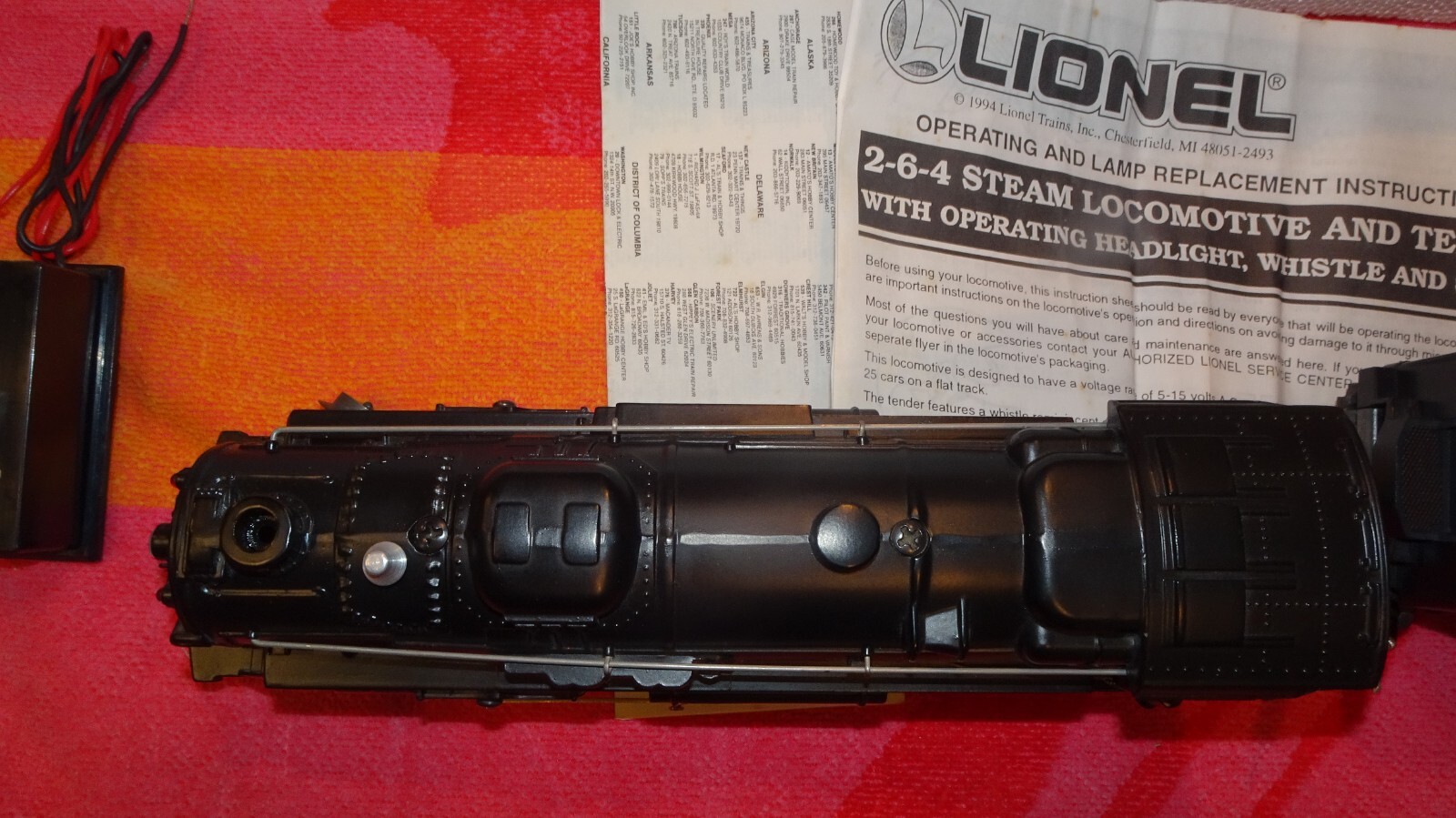 Lionel 6-18638 Norfolk & Western 2-6-4 Steam Loco & Tender Excellent Condition