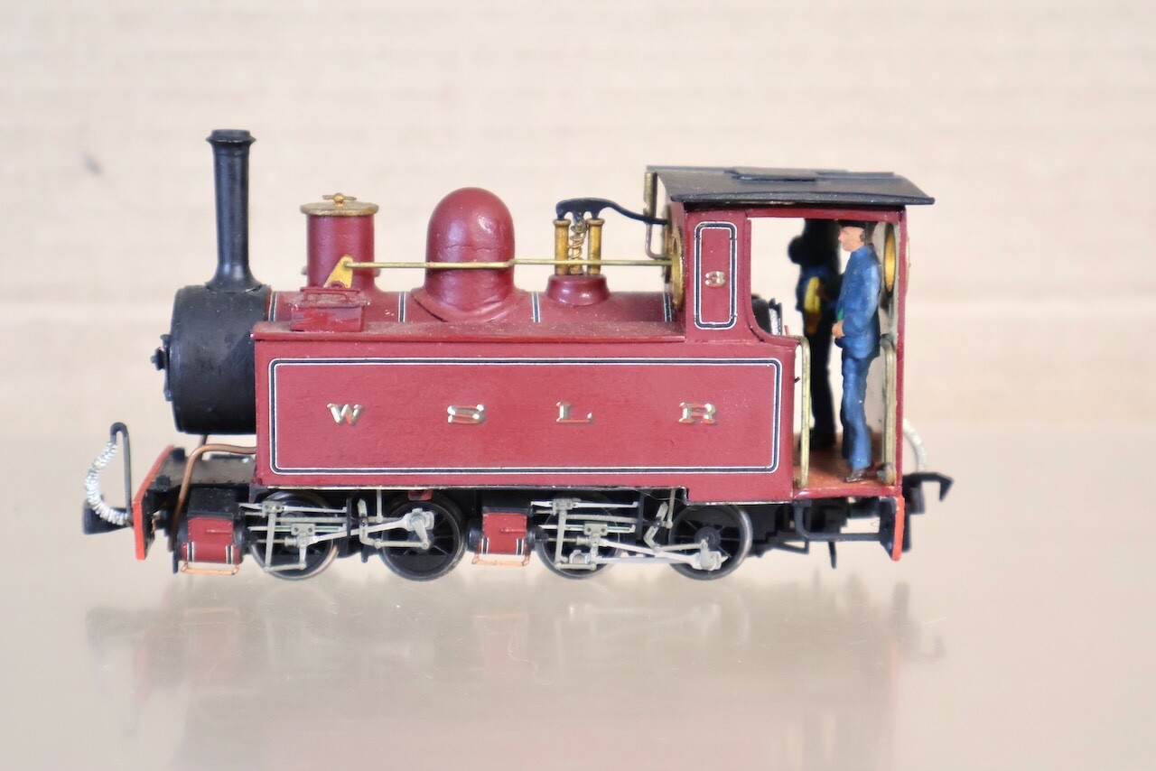 KIT SCRATCH BUILT ROCO O-16.5 WSLR 0-4-4-0 NARROW GAUGE LOCOMOTIVE 3 ol