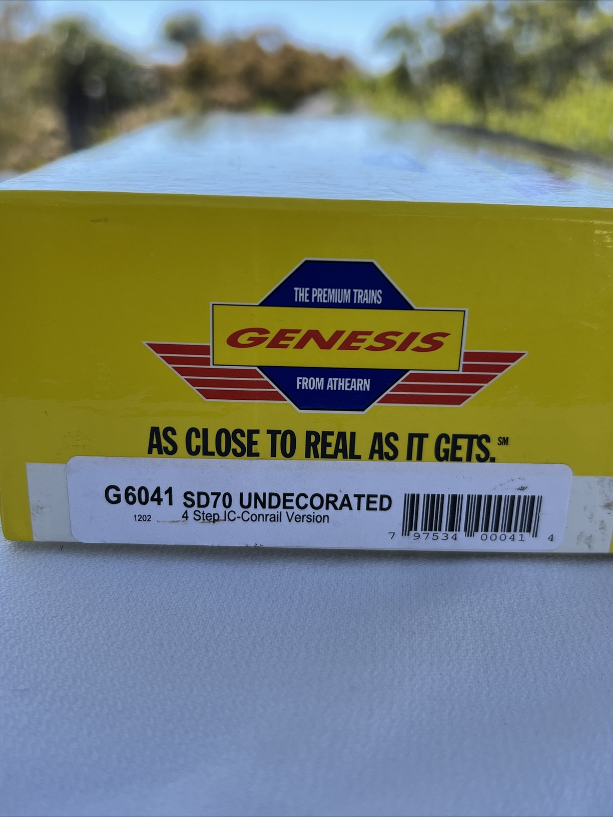 Athearn G6041 Genesis HO SD70 Diesel Locomotive UNDECORATED 4 step Ic-Conrail