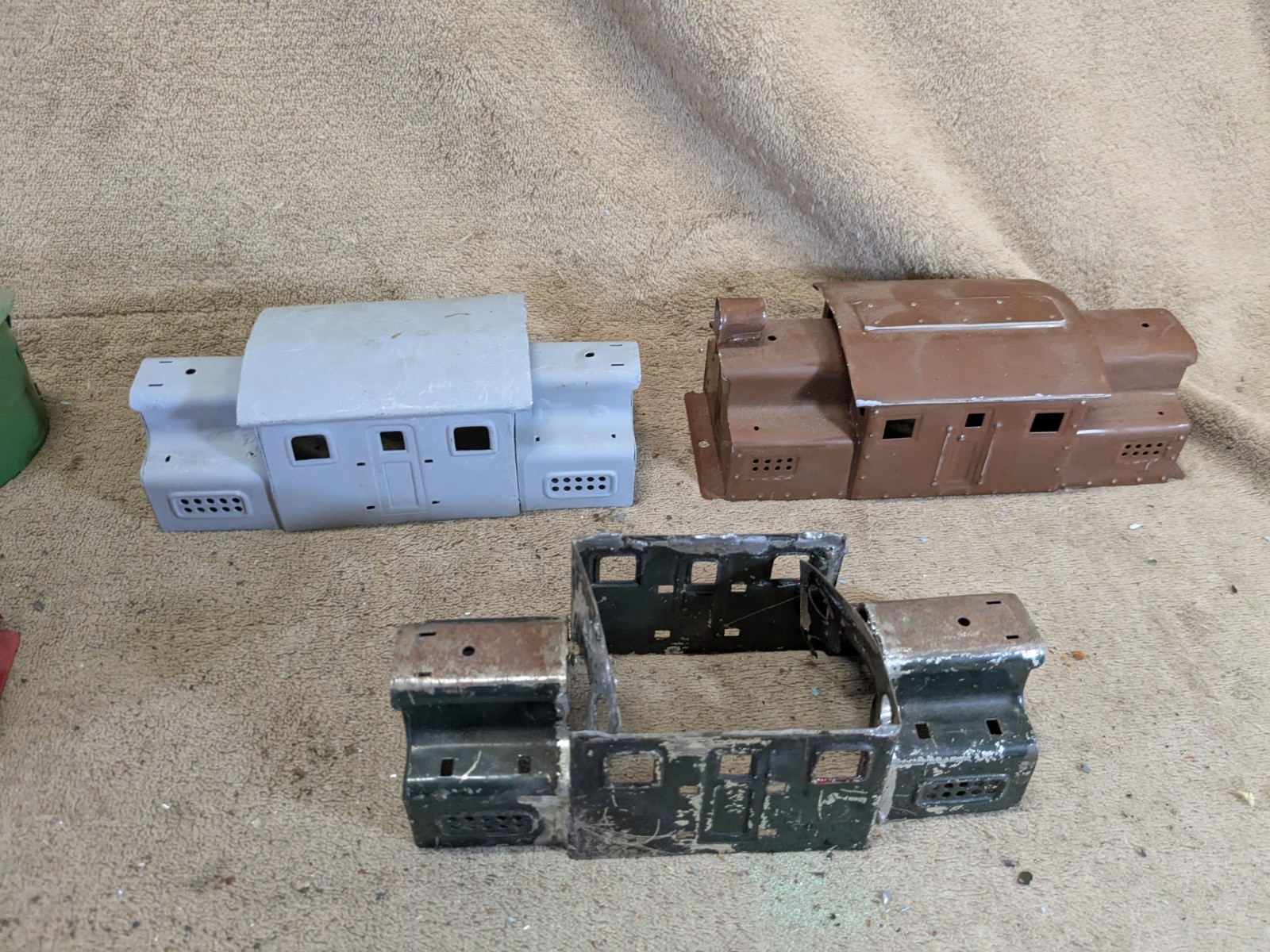 Lionel Marx & Others Prewar Locomotive Shells Body Pieces Only Mixed Lot Vintage