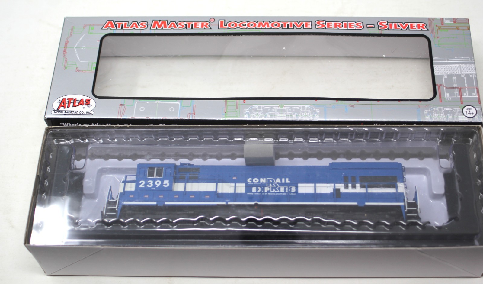 Atlas Master Locomotive Series- Conrail Express (RBMN) GE U23B Locomotive #2395