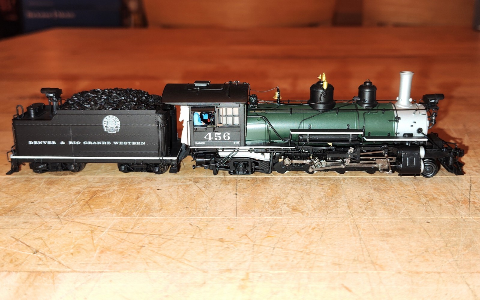 HOn3 Division Point Brass K-27 Collectors Series #456 Royal Gorge Route Herald
