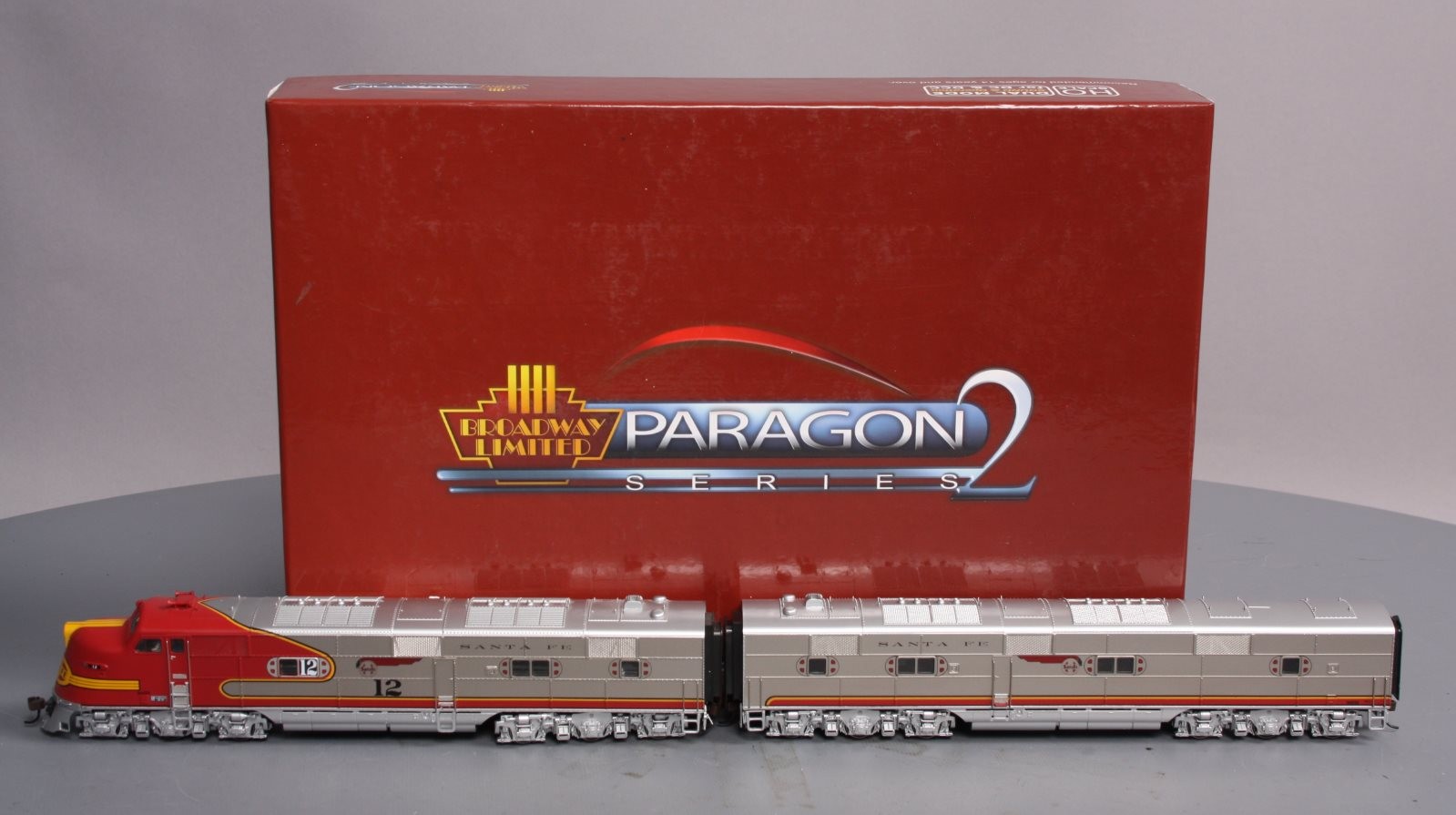 Broadway Limited 2330 HO Santa Fe EMD E6 Powered A-Unpowered B #12L,12A LN/Box