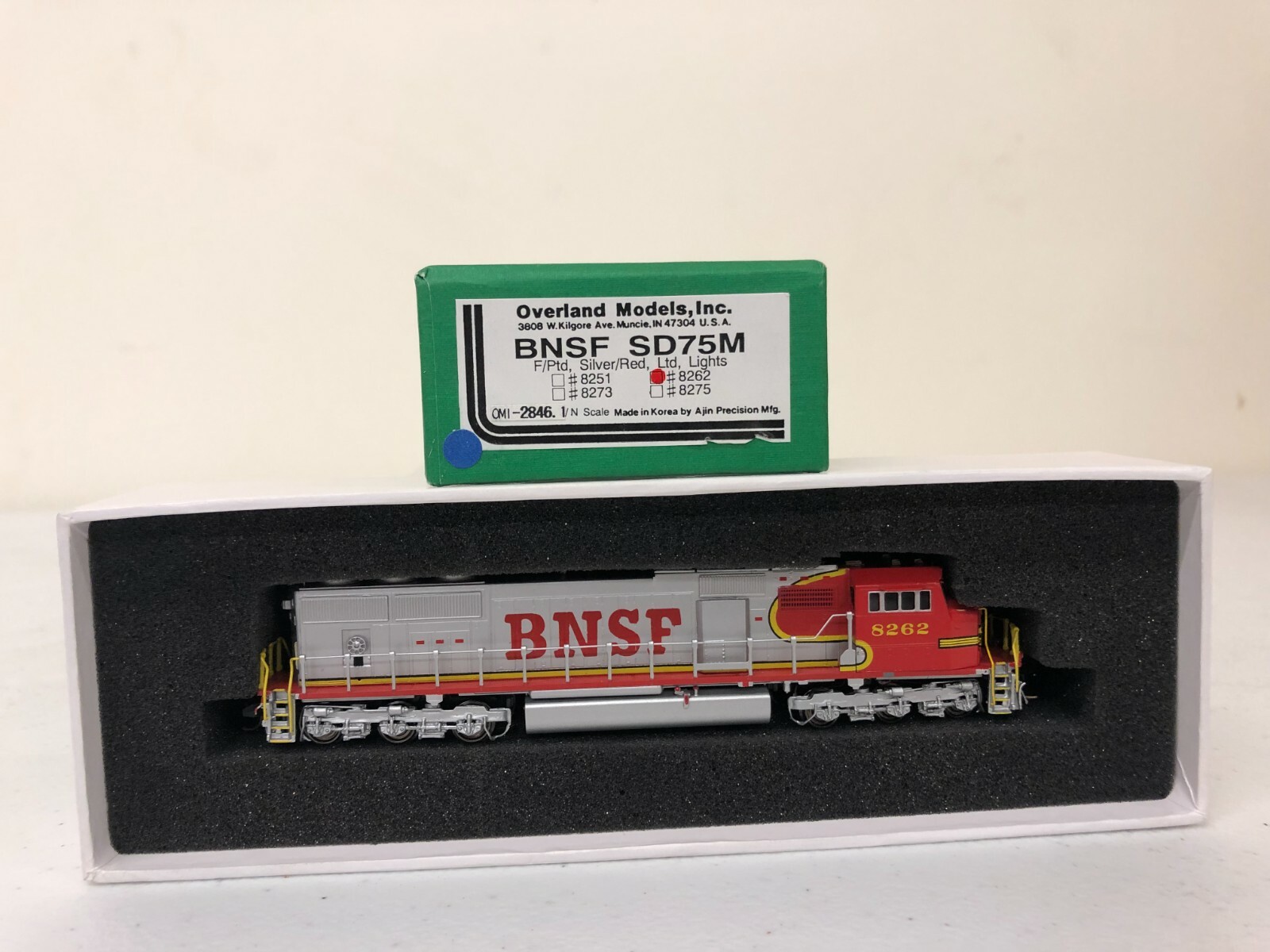 Overland Models BNSF SD75M Brass Engine N scale