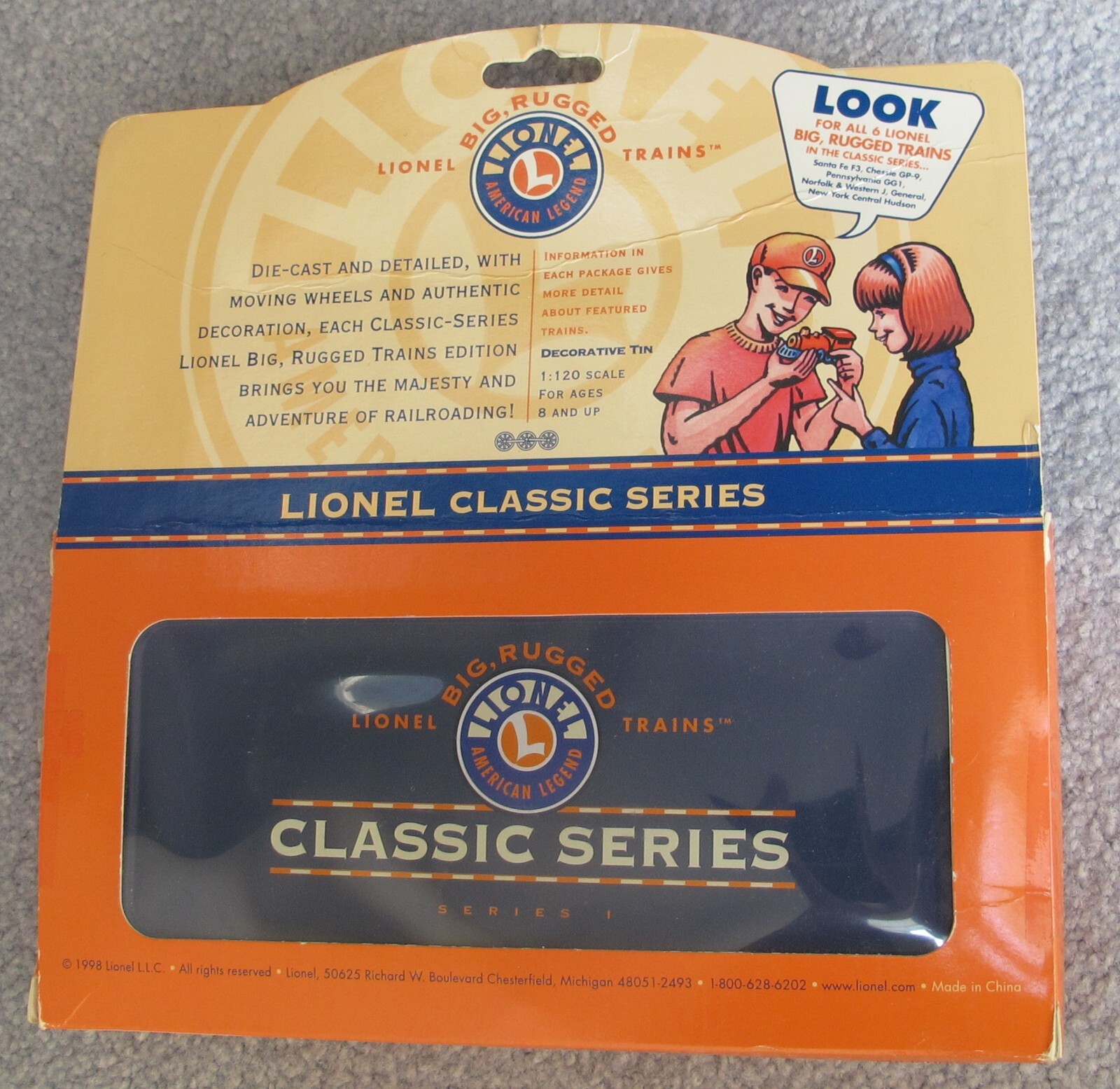 Lionel Big, Rugged Chessie System, GP9 Diesel , 1:120 Scale, TT