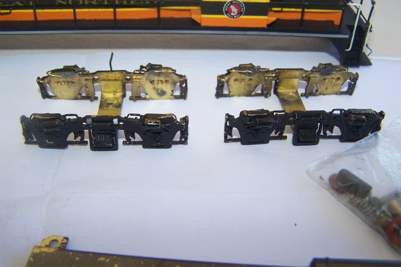 OMI Overland Great Northern GN EMD NW-5 Brass Diesel Locomotive-HO scale PROJECT