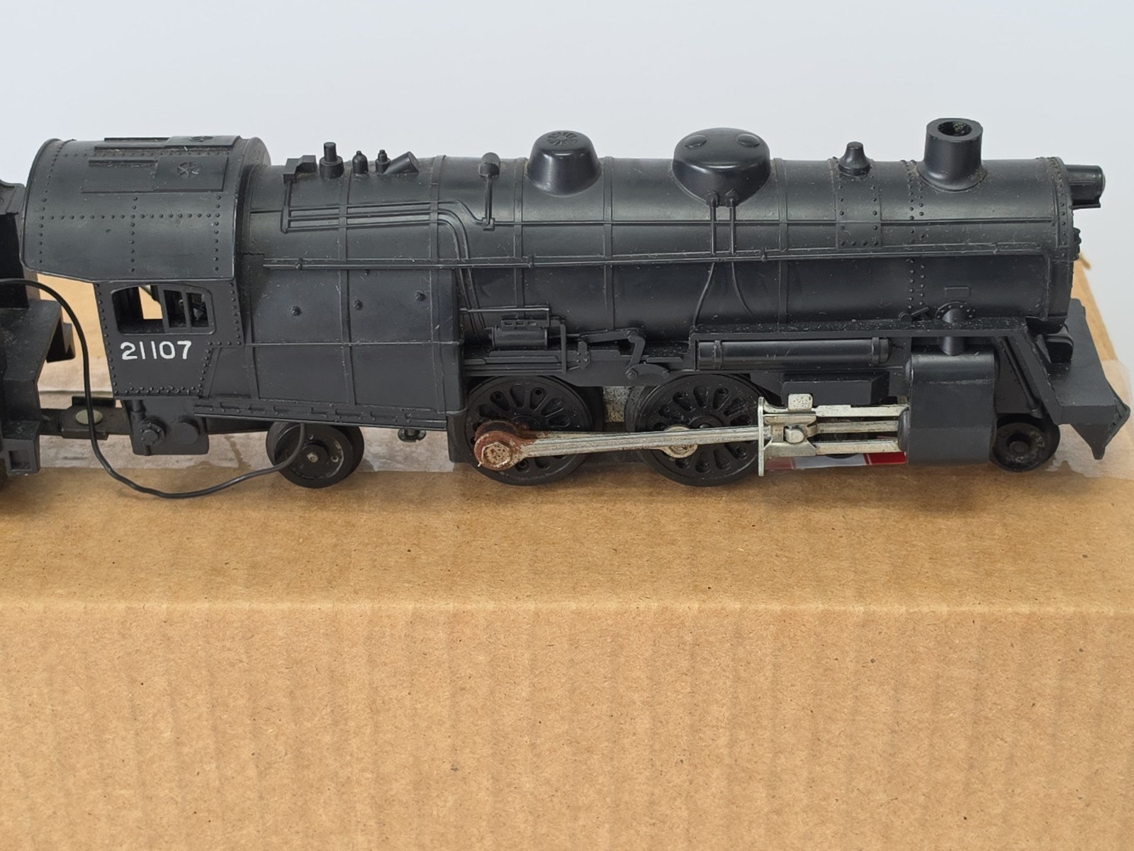 American Flyer S Gauge #21107 Atlantic Locomotive & Tender – UNTESTED