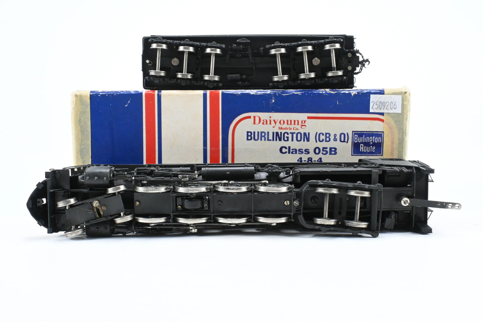 HO Brass NJ Custom Brass CB&Q Burlington Route Class O5B 4-8-4 Custom Painted