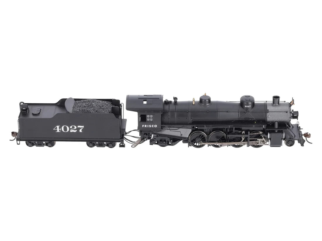 BACHMANN 54405 HO SCALE Frisco #4027 2-8-2 Light Steam Loco w/ Med Tender DC