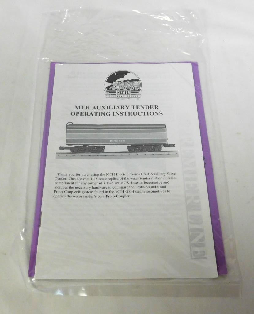 MTH 20-3037 Southern Pacific Daylight Auxiliary Water Tender for GS-4 Boxed 1/48
