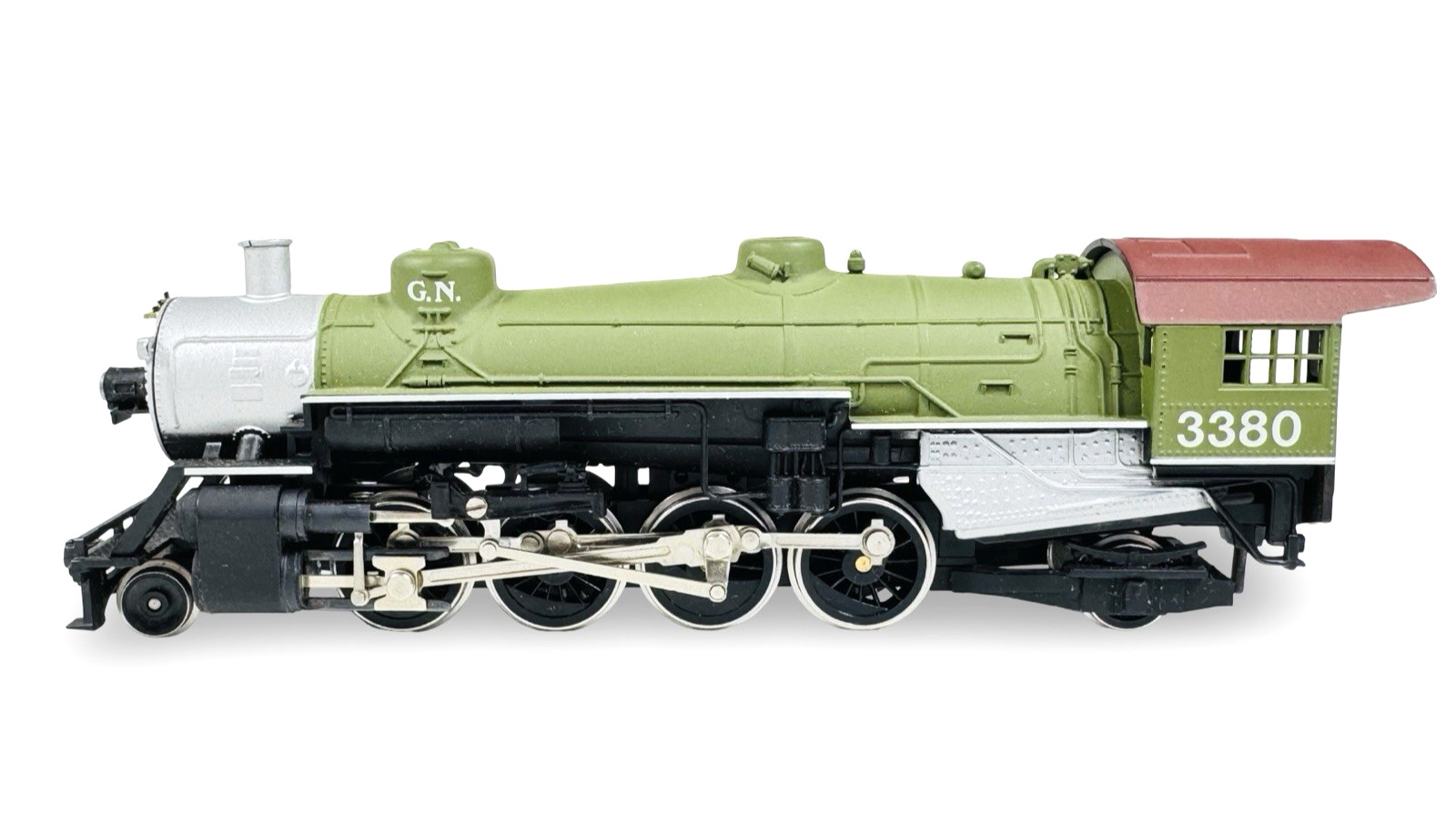 Mehano HO 1/87 Great Northern (#3380) Mikado 2-8-2 Steam Locomotive