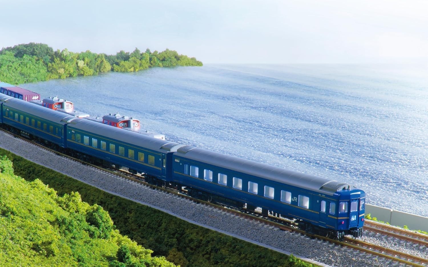 KATO N Gauge Scale 24 series Hokutosei Deluxe 6 car Railroad Models Japan TR12