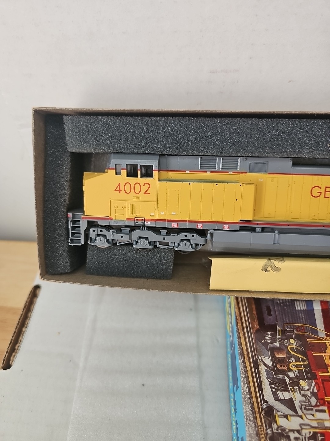 Athearn AC4400 Power GECX 4002 Locomotive Engine Train Blue Box #4362.