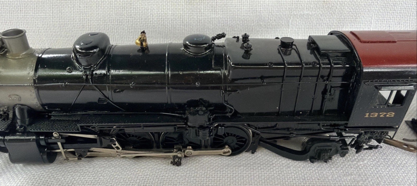 HO Painted BRASS United Scale Models PRR 2-8-2 PENNSYLVANIA L-1 Mike #1372