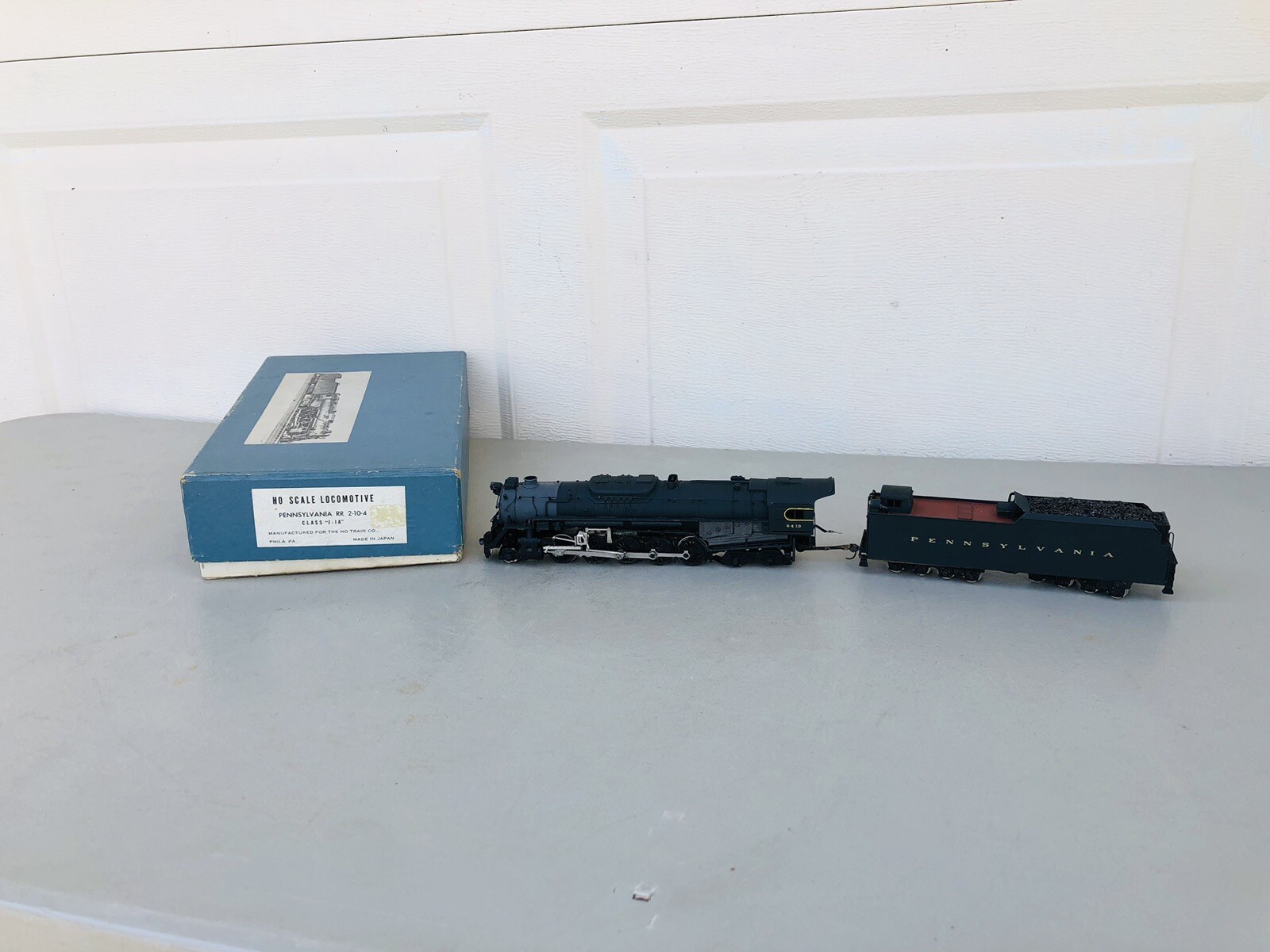 HO Train Company HO PRR Pennsylvania 2-10-4 J-IA Steam Locomotive