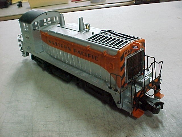 O Gauge Atlas O Gauge w/Railsounds Western Pacific #601 Diecast