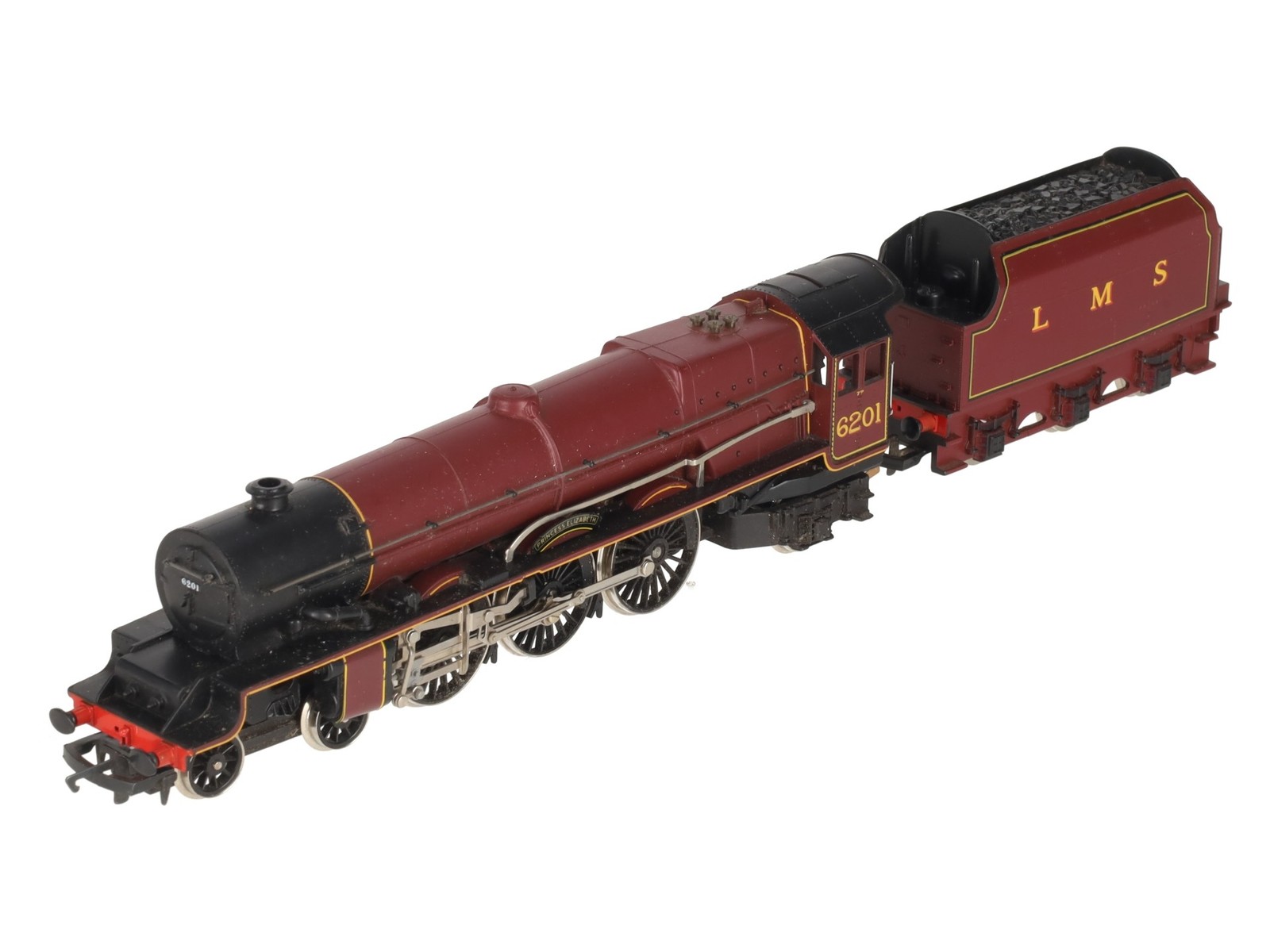 Hornby R832 OO LMS Princess Elizabeth Steam Locomotive & Tender #6201 – DC EX