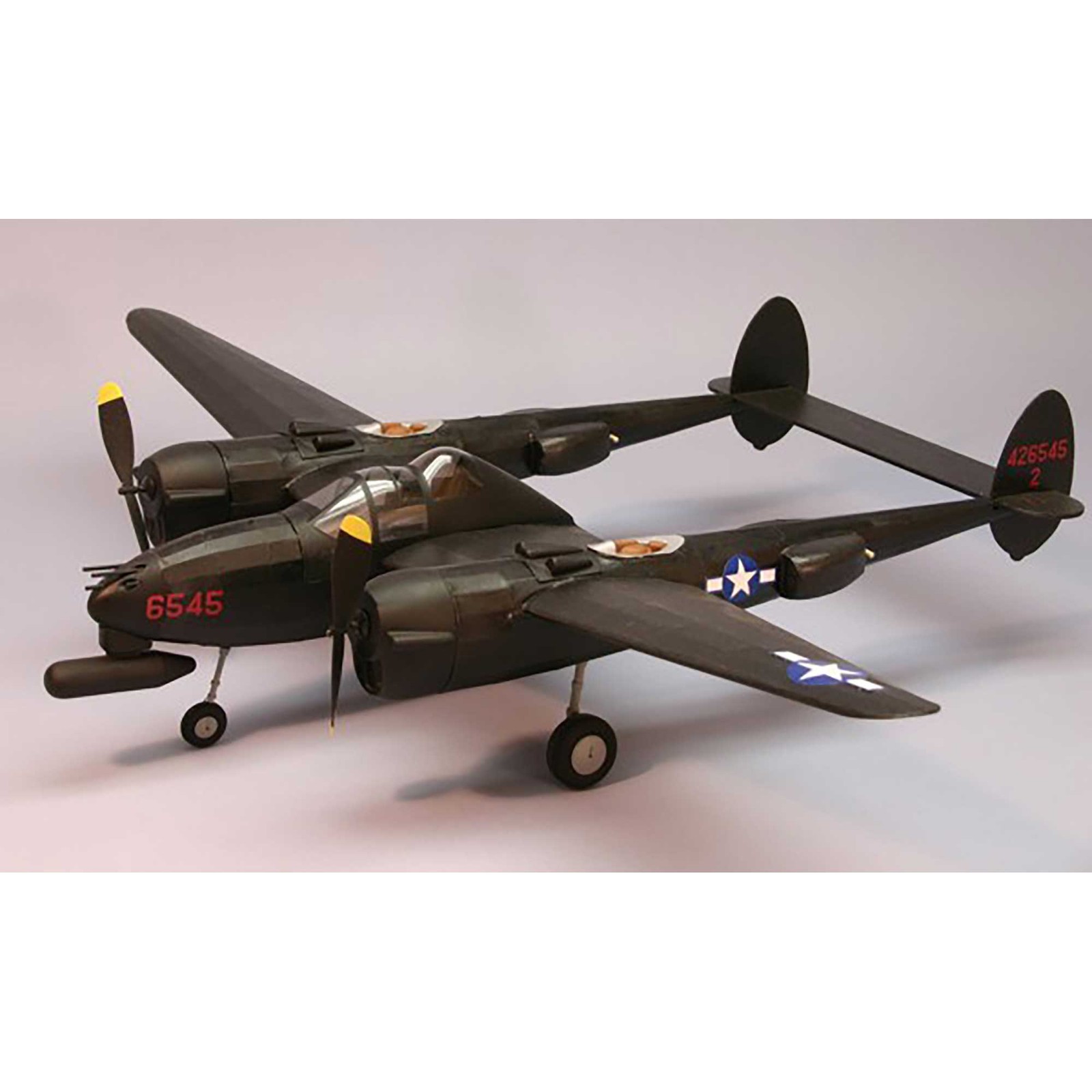 Dumas Products Inc. P-38 F/M Lightning 30 Wingspan DUM324 Wooden Kits Airplane