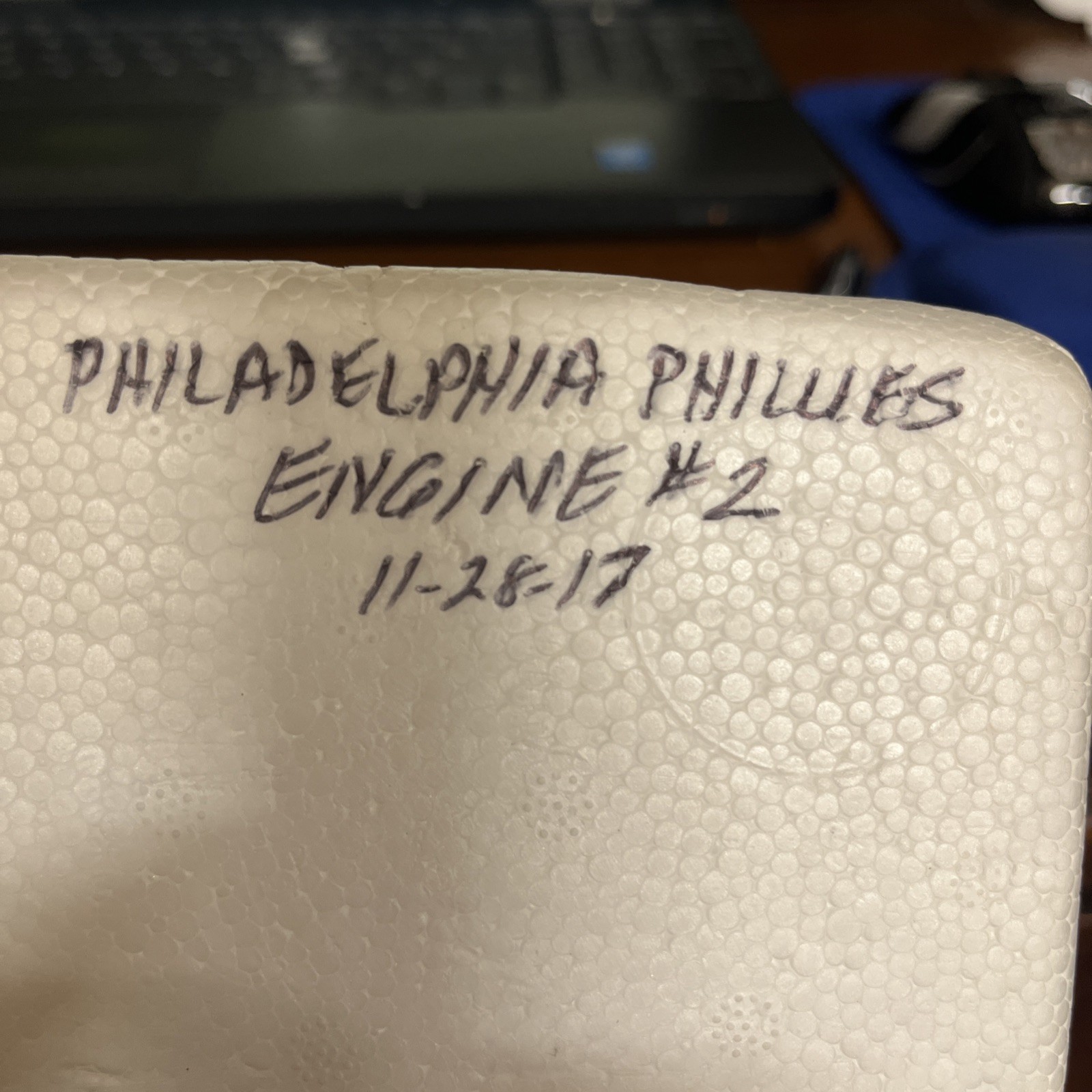 Hawthorne Village Philadelphia Phillies Baseball #2 Engine W/ 16 Track &W/COA