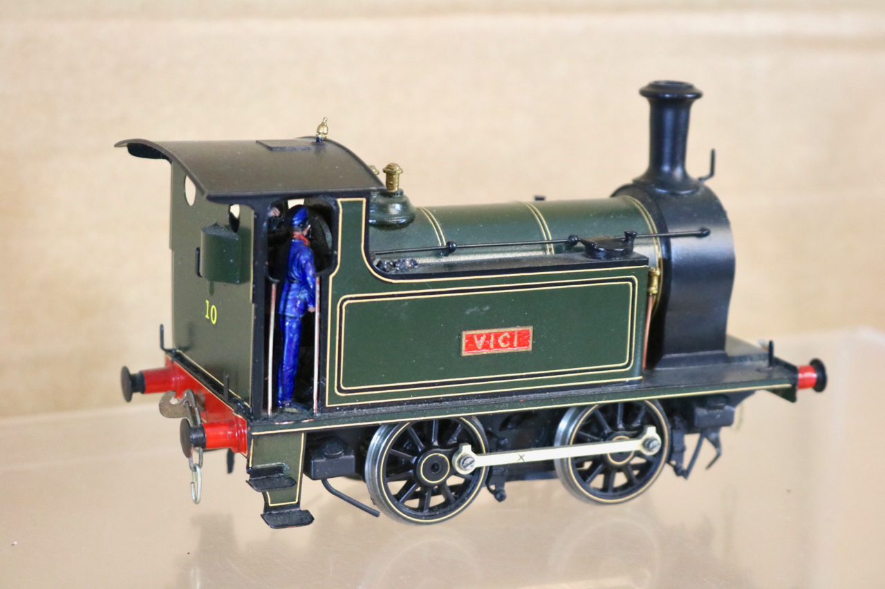 LAWRENCE SCALE MODELS O GAUGE KIT BUILT 0-4-0 WORKS TANK SHUNTER LOCO 10 VICI nk