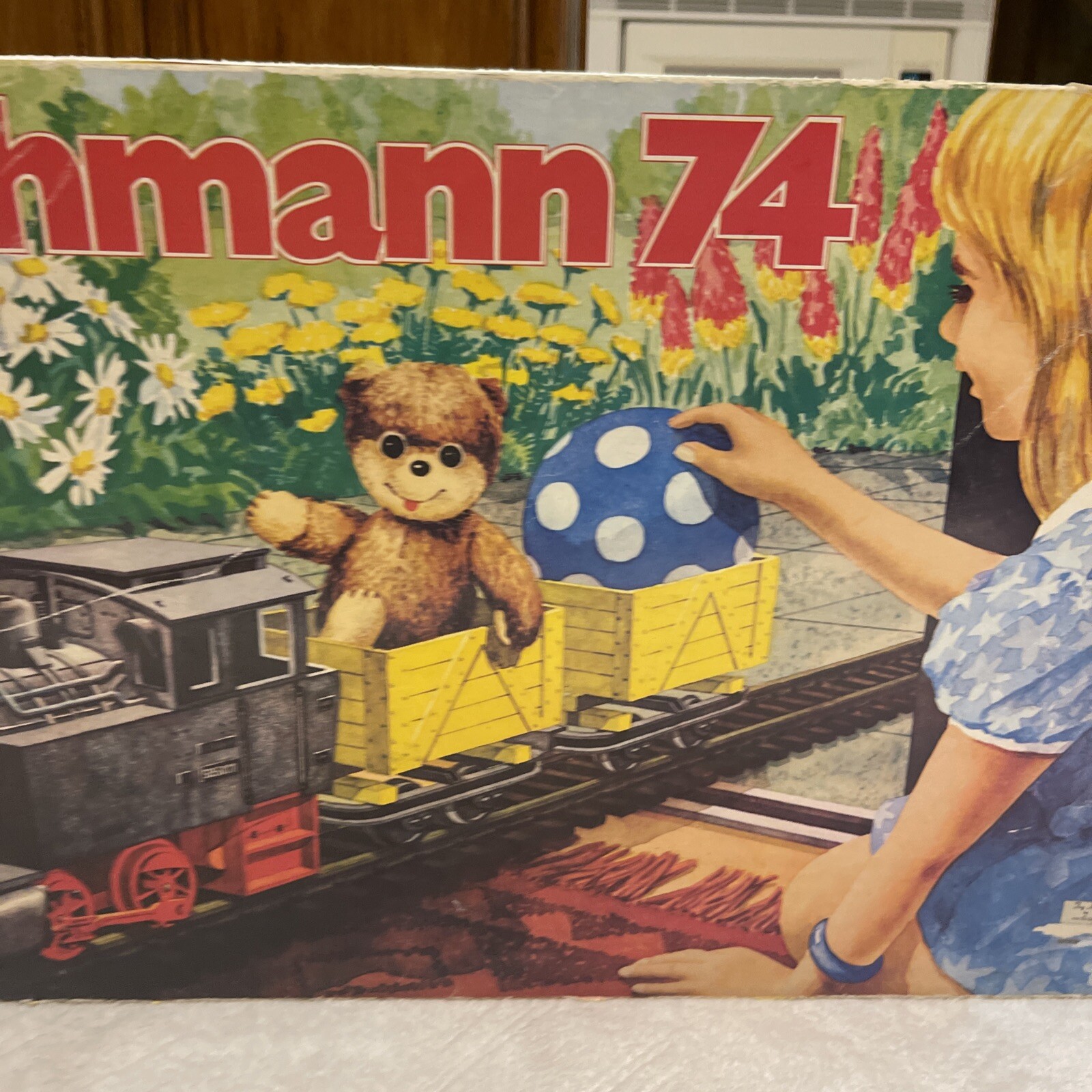 VINTAGE LEHMANN 74 LGB TRAIN SET LOCOMOTIVE TRACK ORIGINAL BOX