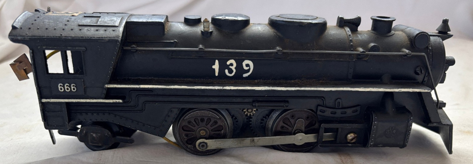 Marx O Gauge Steam Locomotive Train Engine 666