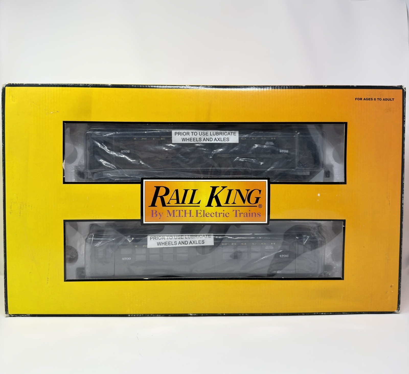 MTH Rail King Metropolitan 4-Car LO-V Subway Set Locomotive 30-2757-1