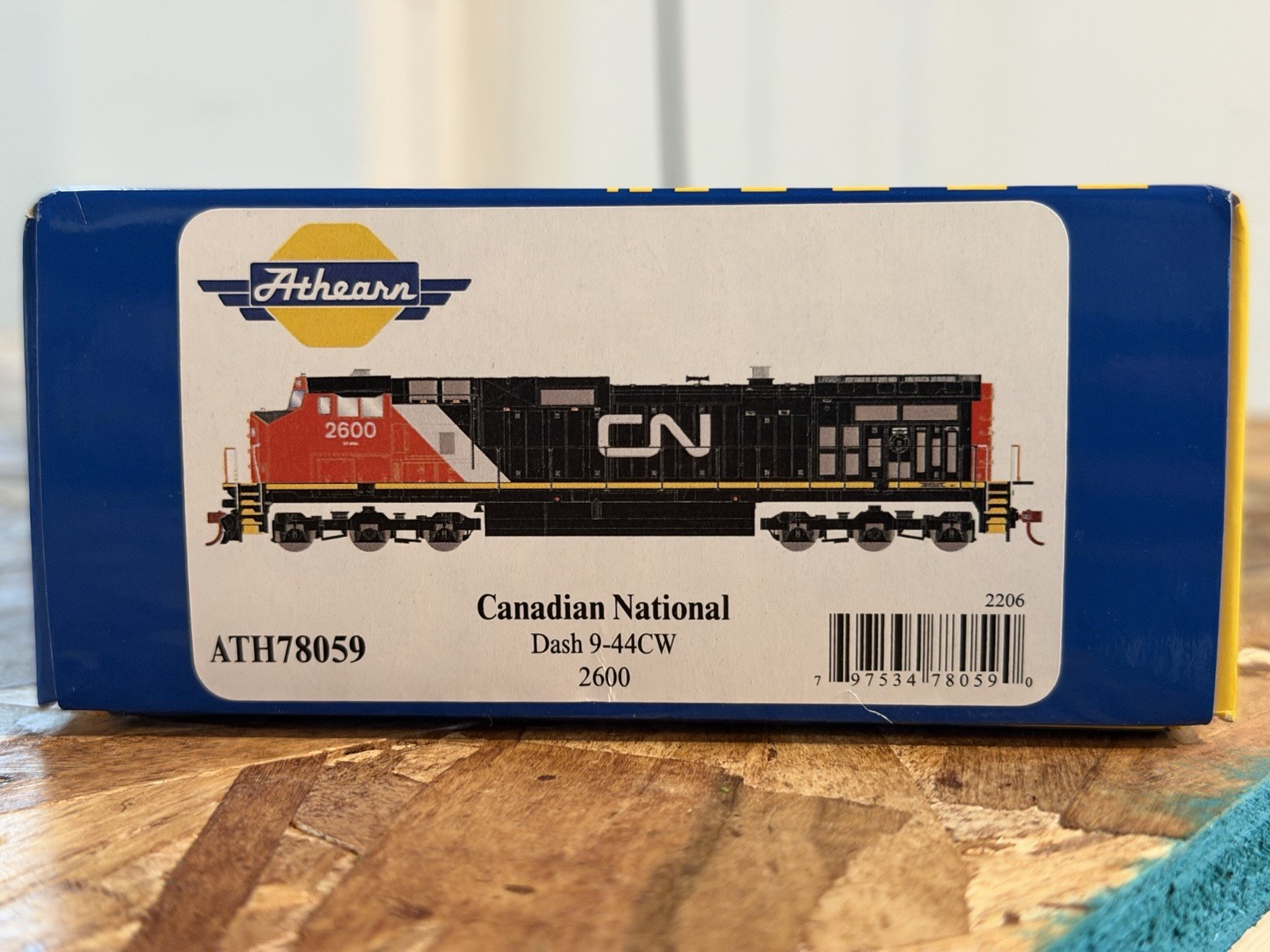 Athearn HO Canadian National Dash 9-44CW #2600 DCC and Sound INSTALLED ATH78059