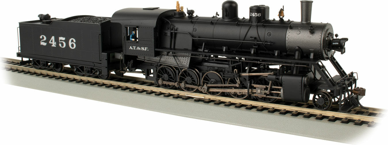Bachmann HO Baldwin 2-10-0 Russian Decapod Santa Fe ATSF #2456 DCC/SND 85401