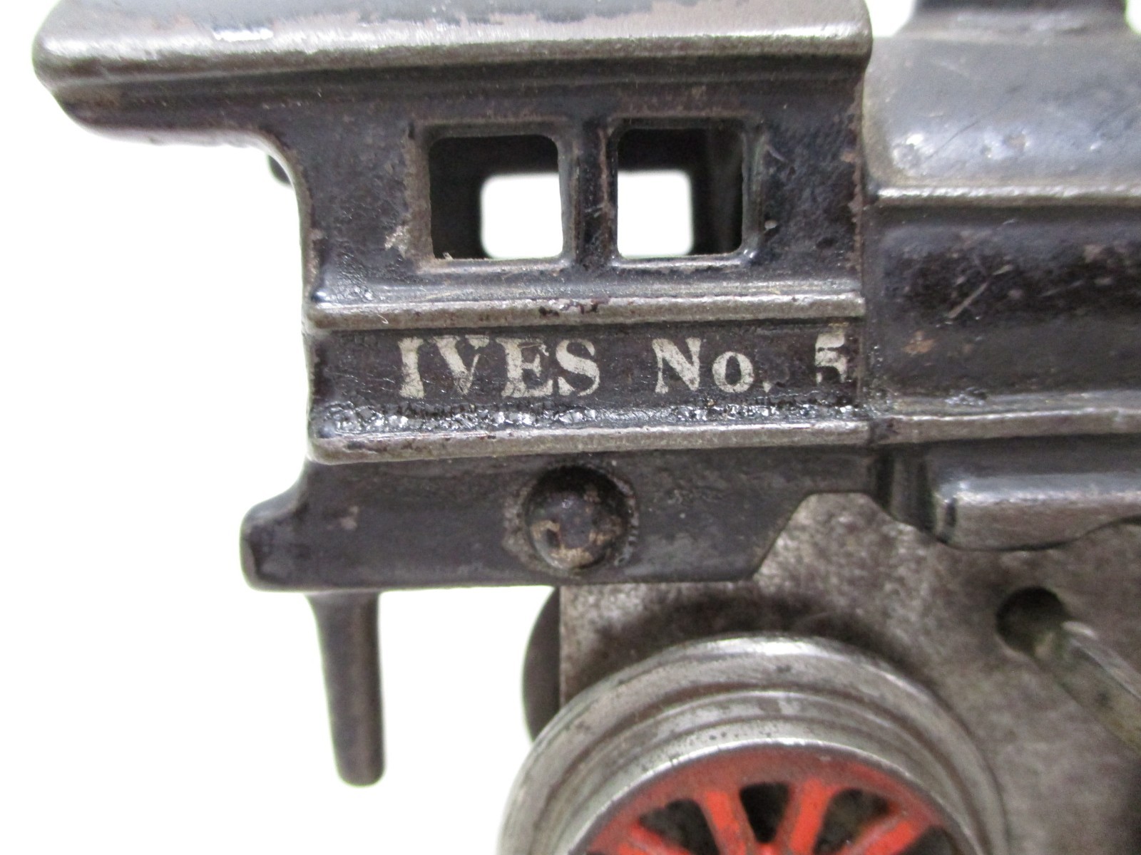 Ives No 5 Windup Loco Cast Iron Prewar O gauge X8142