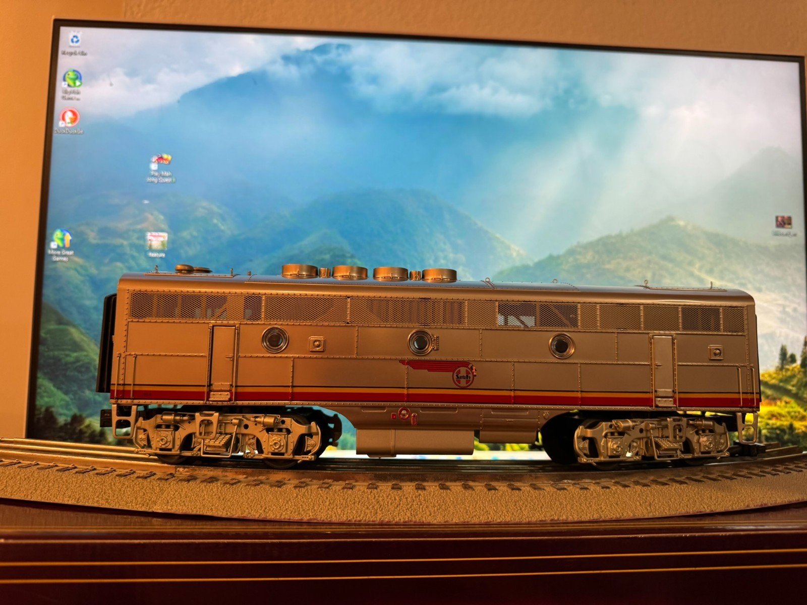 MTH MT-2151B SANTA FE F-3 B-UNIT DIESEL non powered