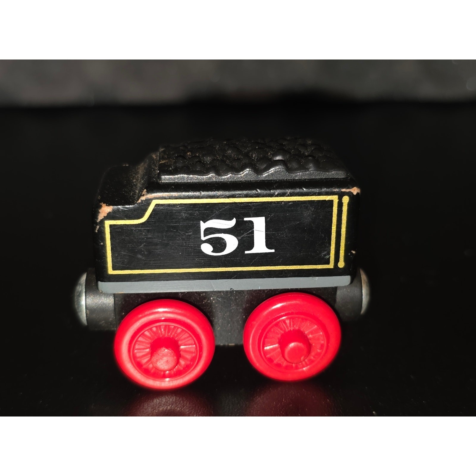 Thomas & Friends Wooden Railway Hiro’s Tender No 51 Black Coal Car Y4381